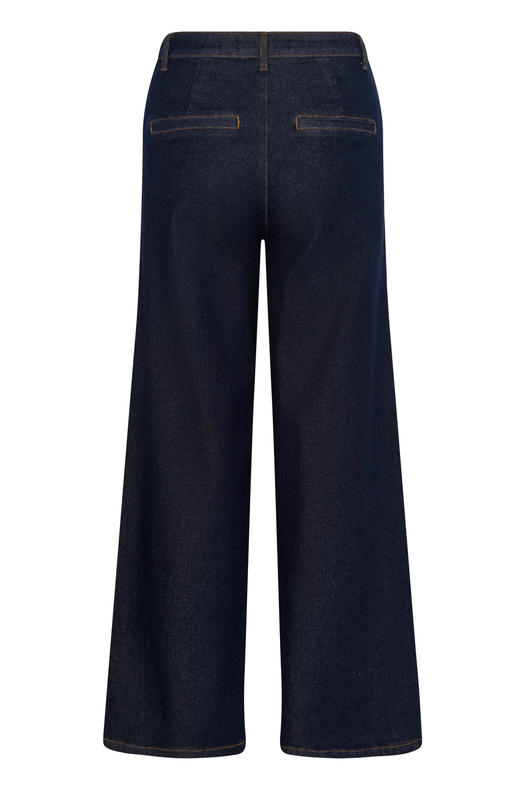 KAFFE Hally Jeans Wide Mørk Blå