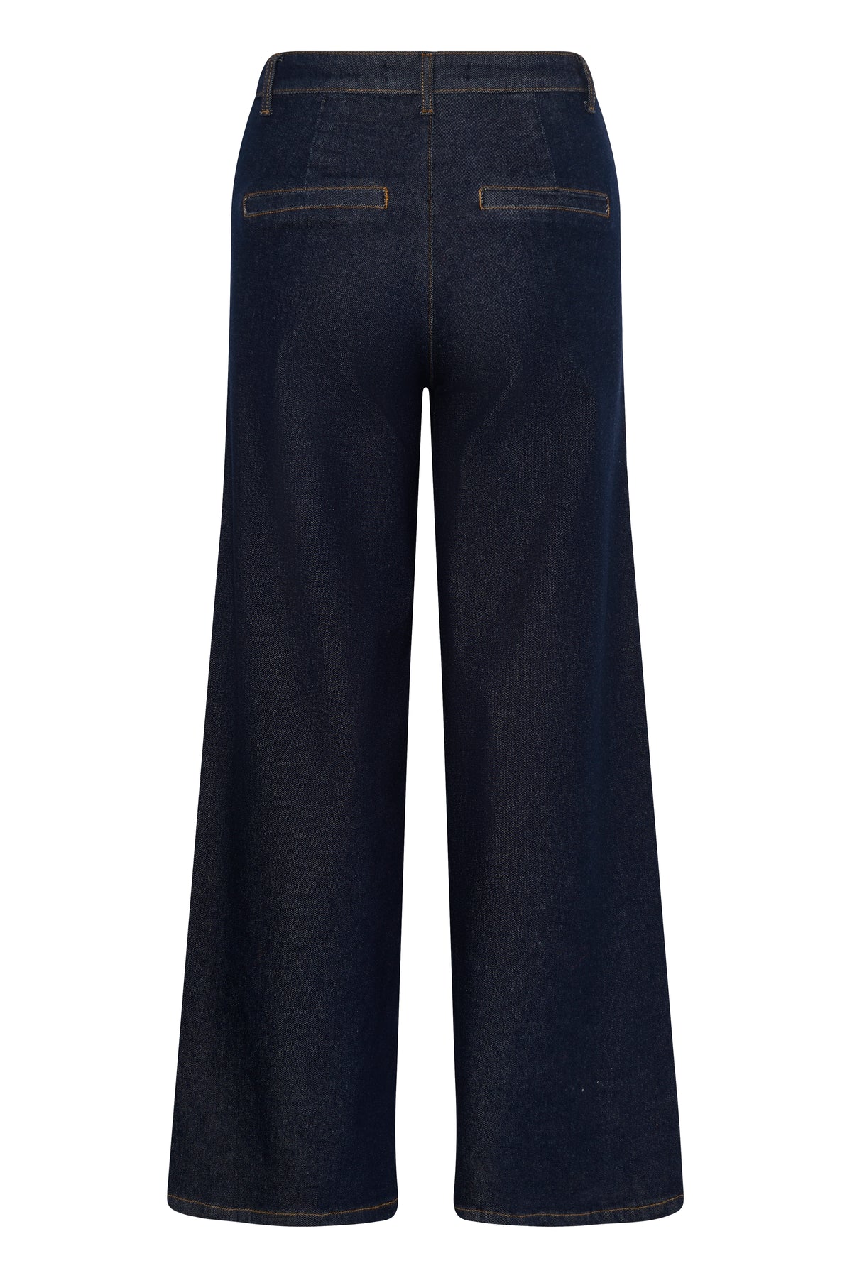 KAFFE Hally Jeans Wide Mørk Blå