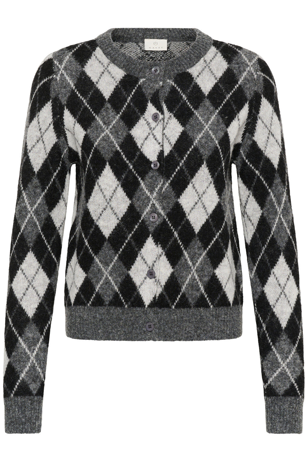 KAFFE Harlow Cardigan Mørk Grå Sort