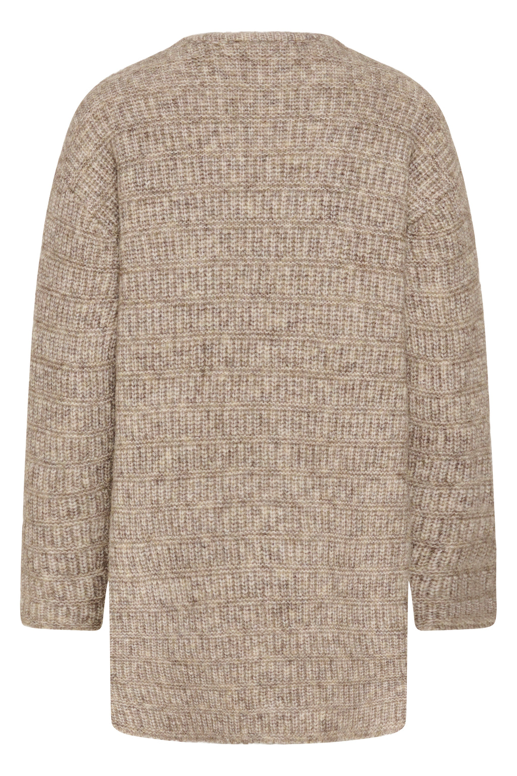 KAFFE Kikki Cardigan Desert Taupe Melange Brun