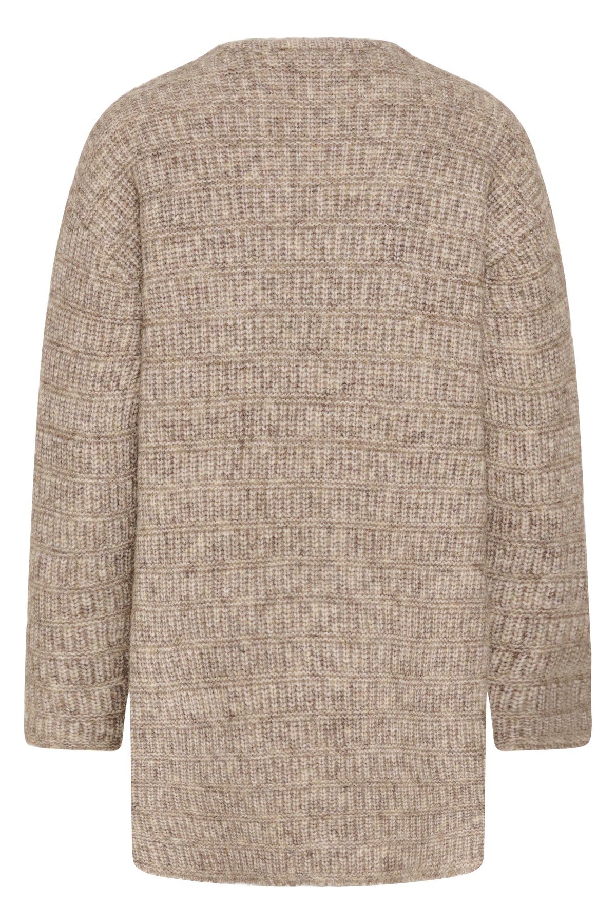 KAFFE Kikki Cardigan Desert Taupe Melange Brun