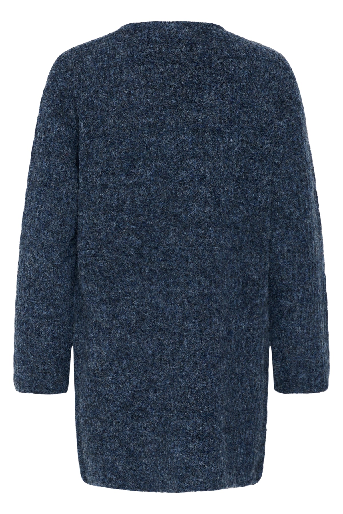 KAFFE Kikki Cardigan Graphite Melange Blå