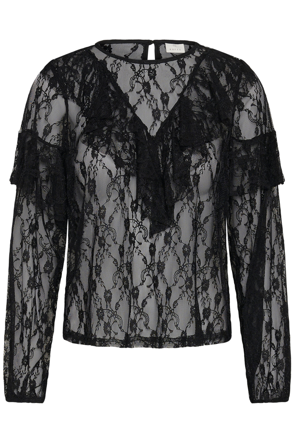 KAFFE Ace Bluse Deep Sort