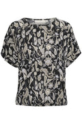 KAFFE Lisa Sine Bluse Sort