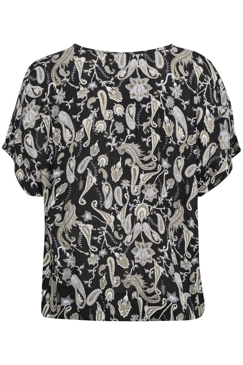KAFFE Lisa Sine Bluse Sort
