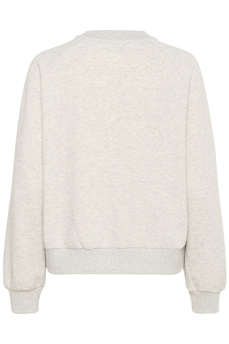 KAFFE Andrea Sweatshirt Light Grå Melange