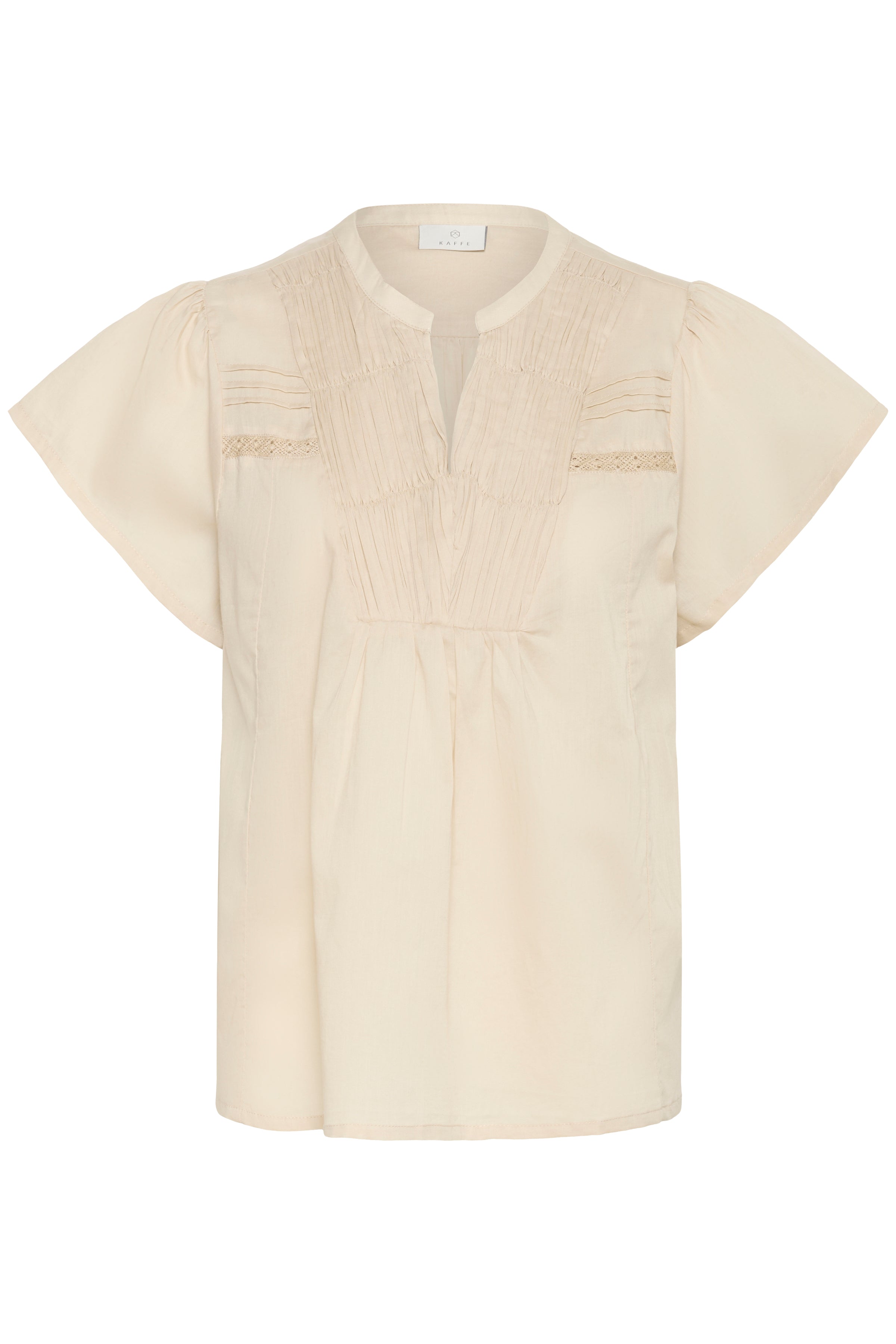KAFFE Karli Bluse Feather Grå