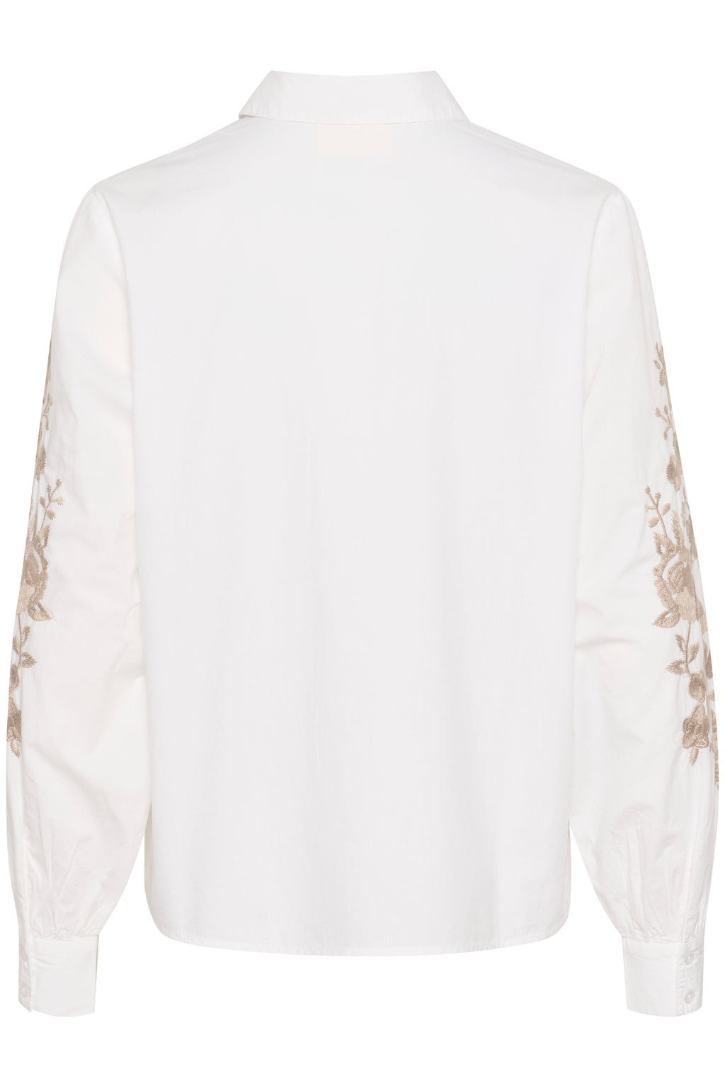 Cream Daisy Skjorte Hvid Brun