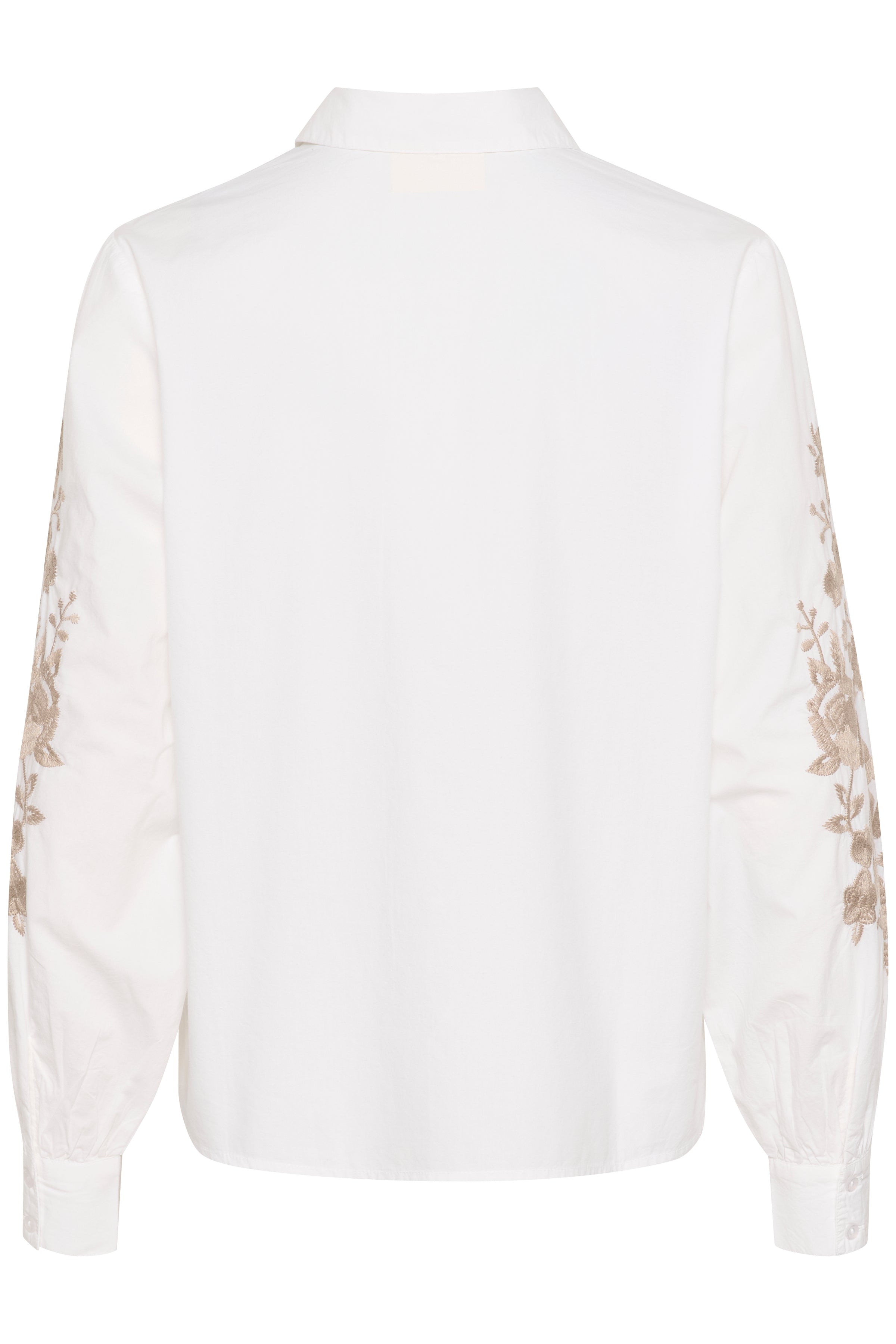 Cream Daisy Skjorte Hvid Brun