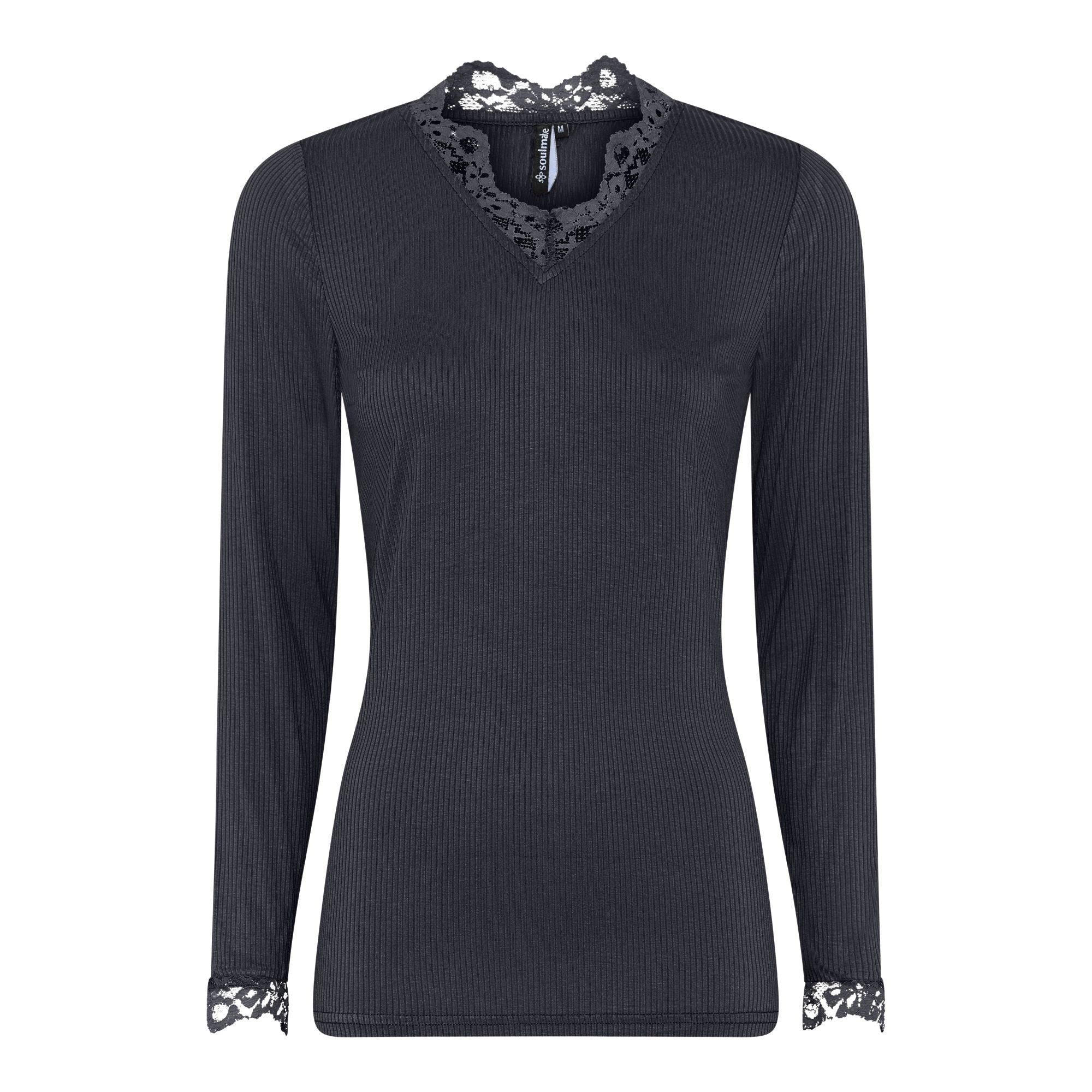 Soulmate Cicillia 2 T-shirt Dark Navy Blå