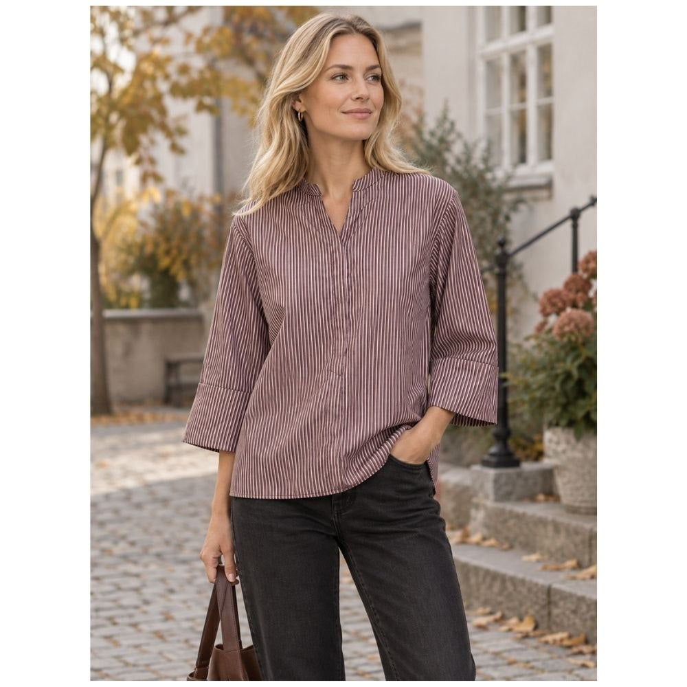 Ofelia Nanet Bluse Bordeaux