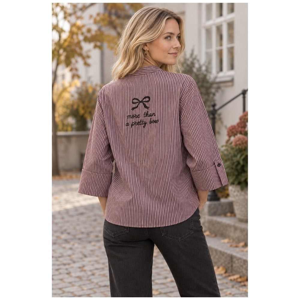 Ofelia Nanet Bluse Bordeaux