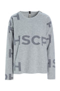 HSCPH Bluse Round Neck LOGO Lys Grå