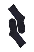 Note by Syversen Roll Top Viscose Angora Strømper Black