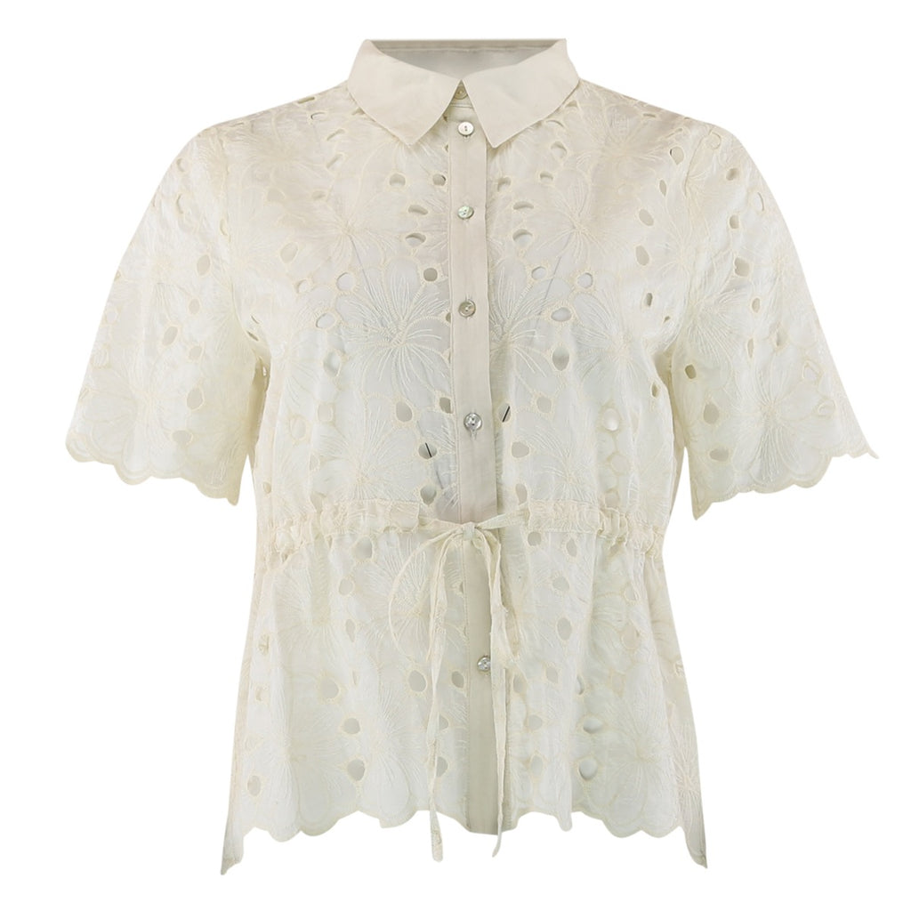 Continue CPH June Bluse Lace Off White