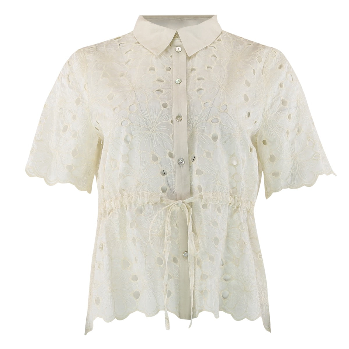Continue CPH June Bluse Lace Off White
