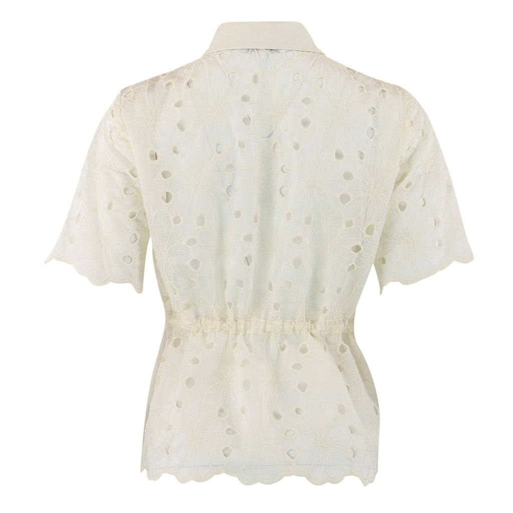 Continue CPH June Bluse Lace Off White