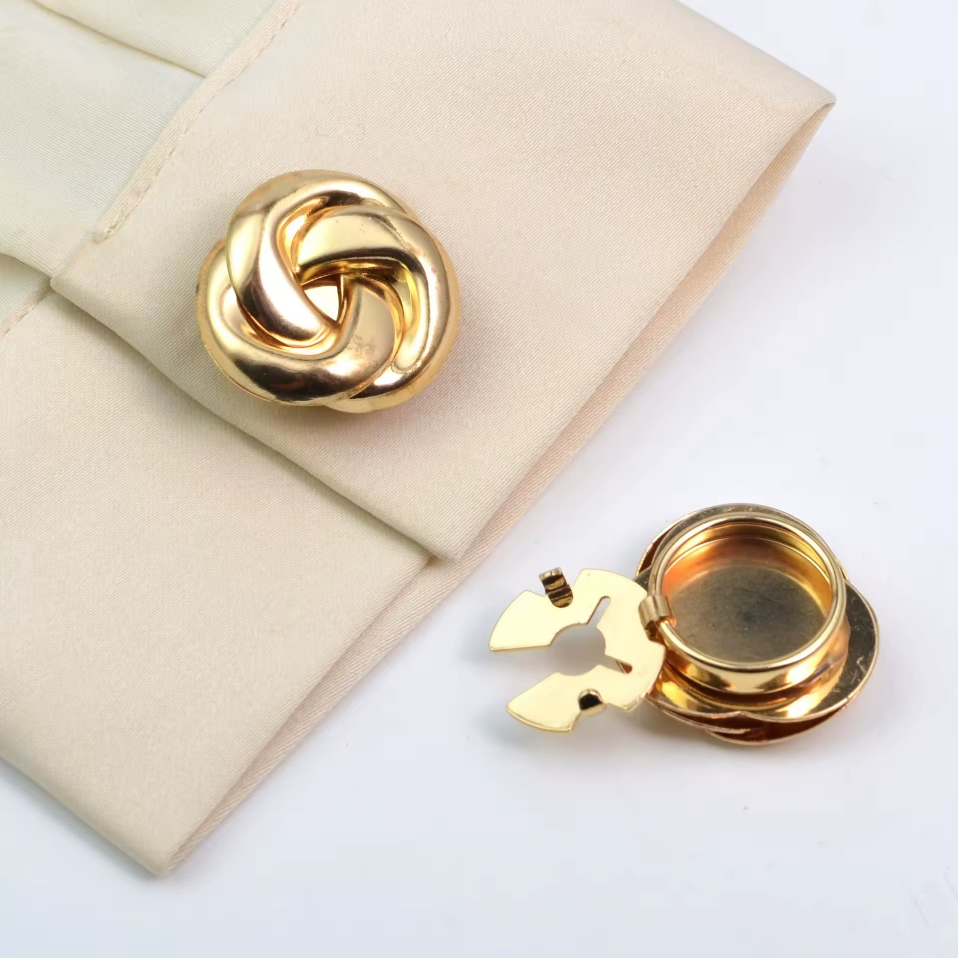 Löwenstein Button Covers Round Guld