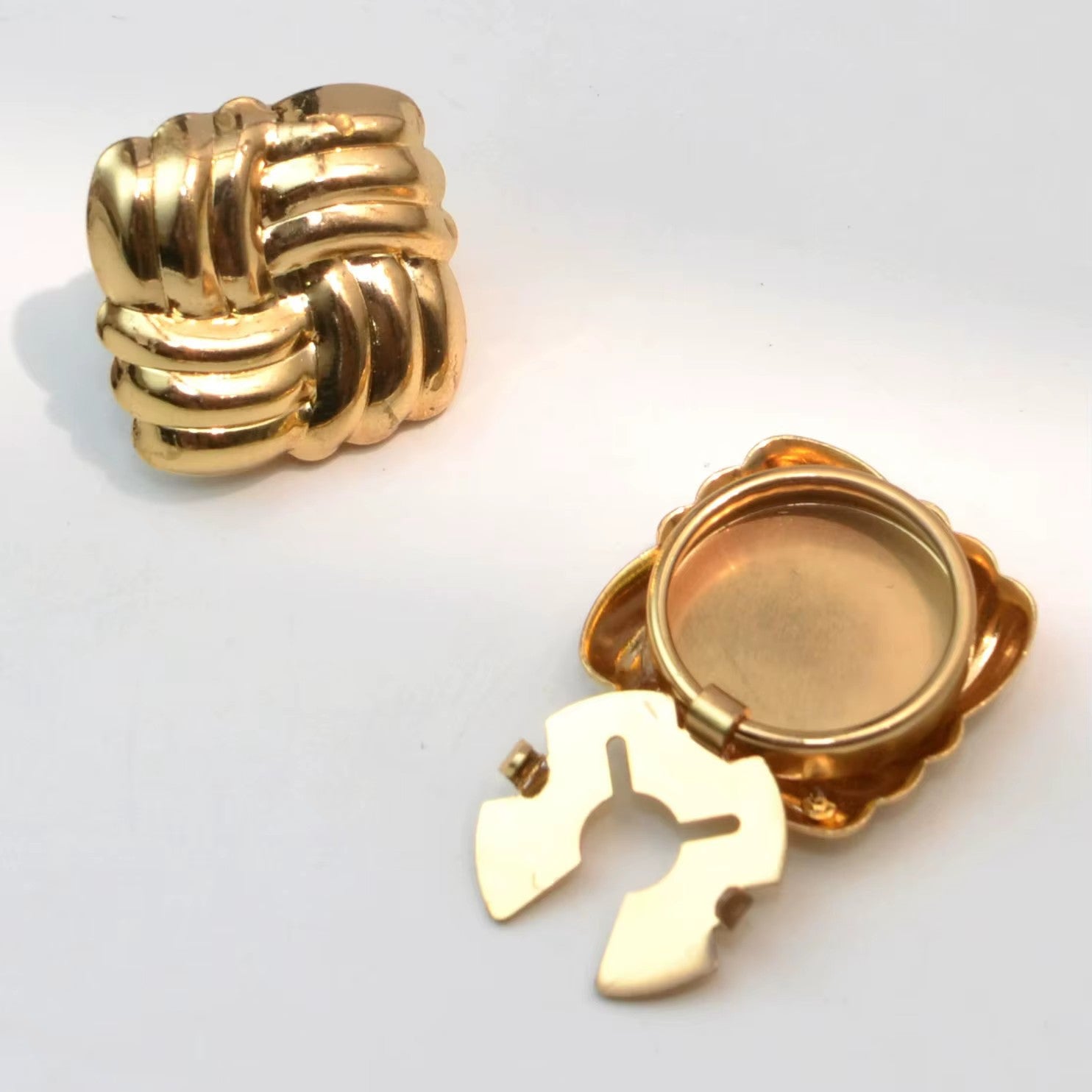 Löwenstein Button Covers Square Guld