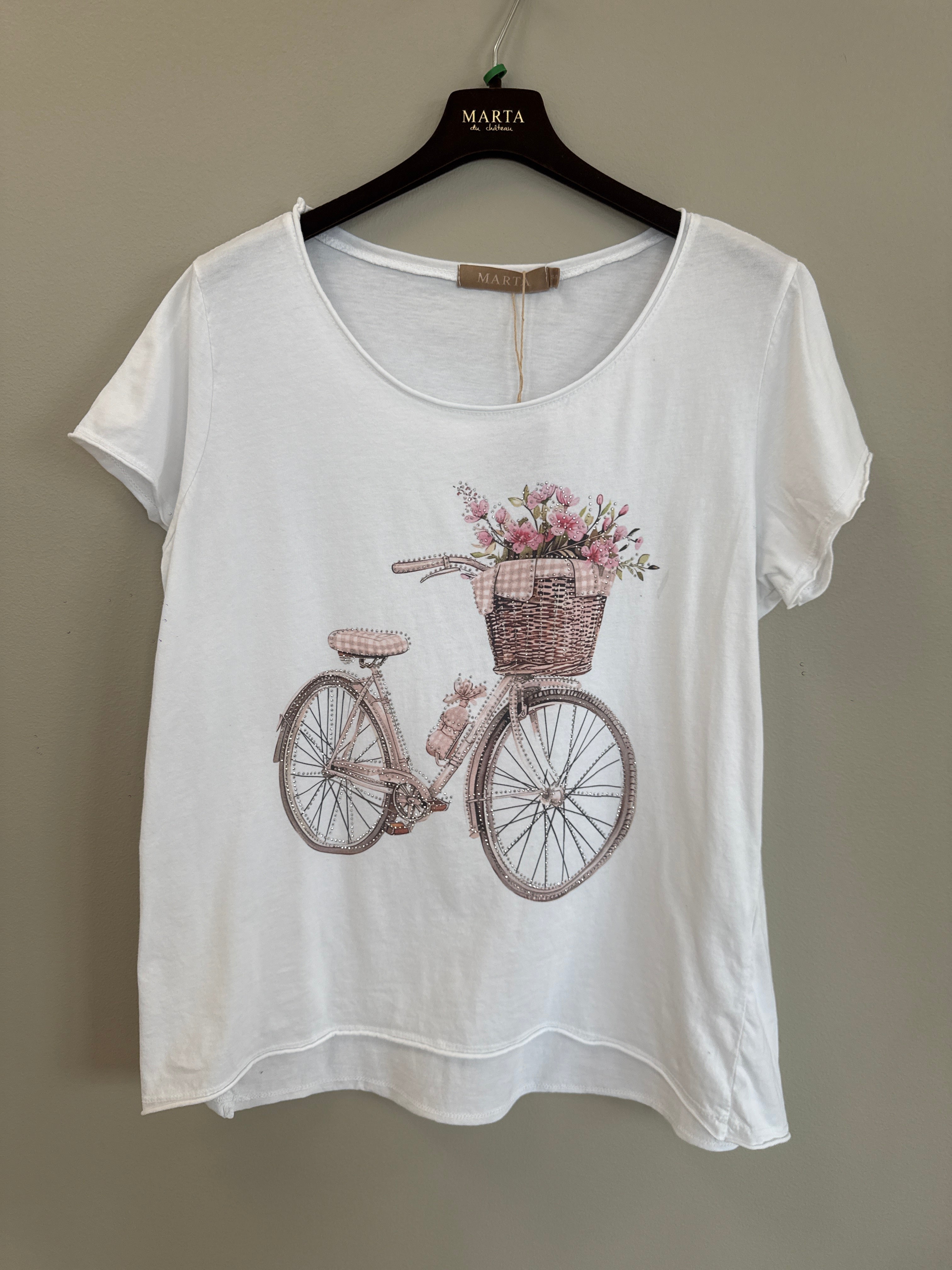 Marta Du Chateau Marie T-Shirt Bike Beige
