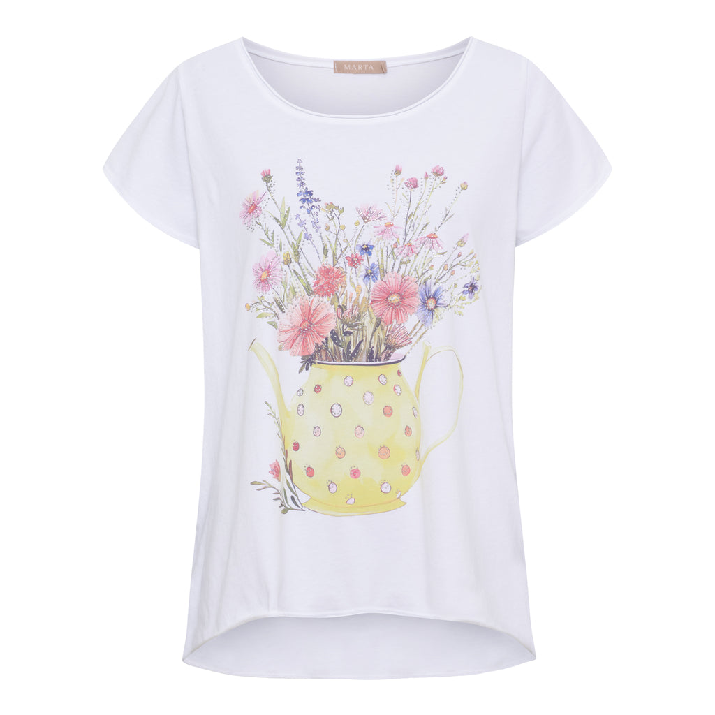 Marta Du Chateau Marie T-Shirt Flowerpot Gul