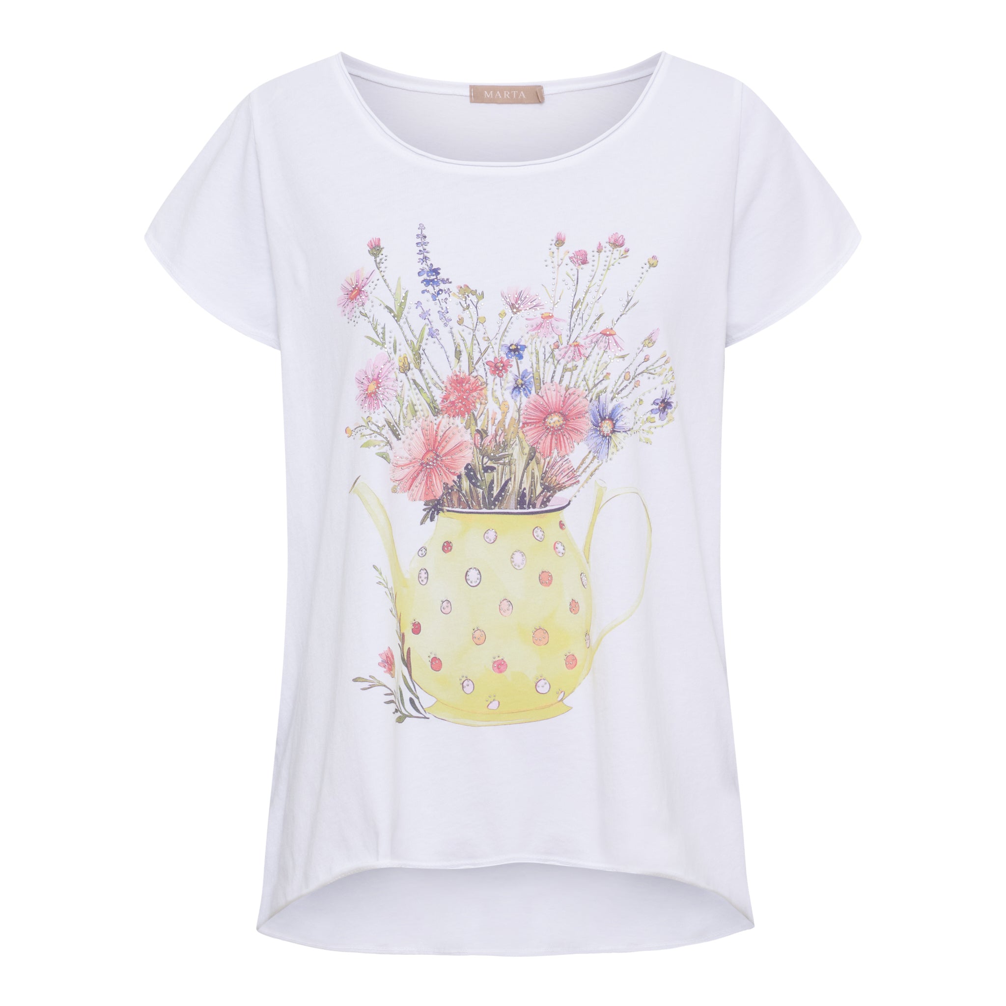 Marta Du Chateau Marie T-Shirt Flowerpot Gul