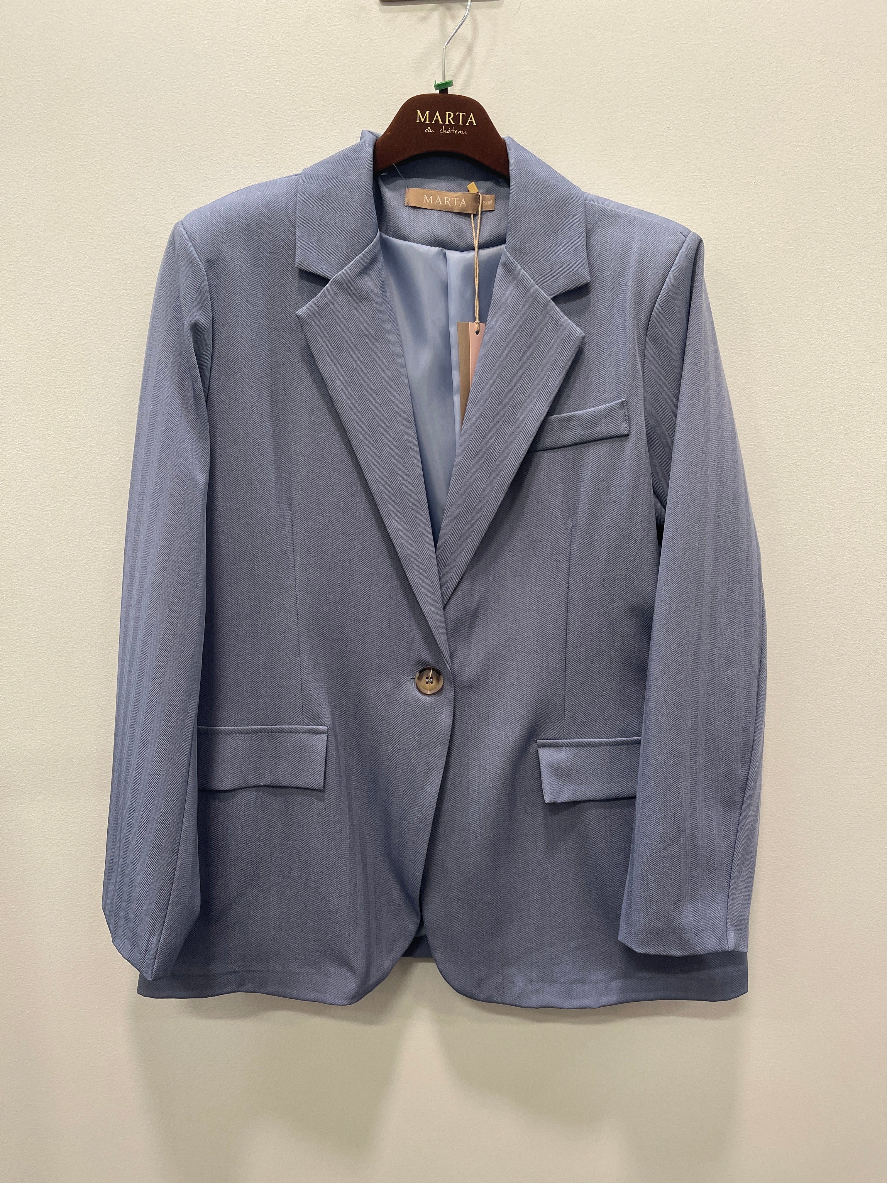 Marta Du Chateau Majken Blazer Jeans Blå