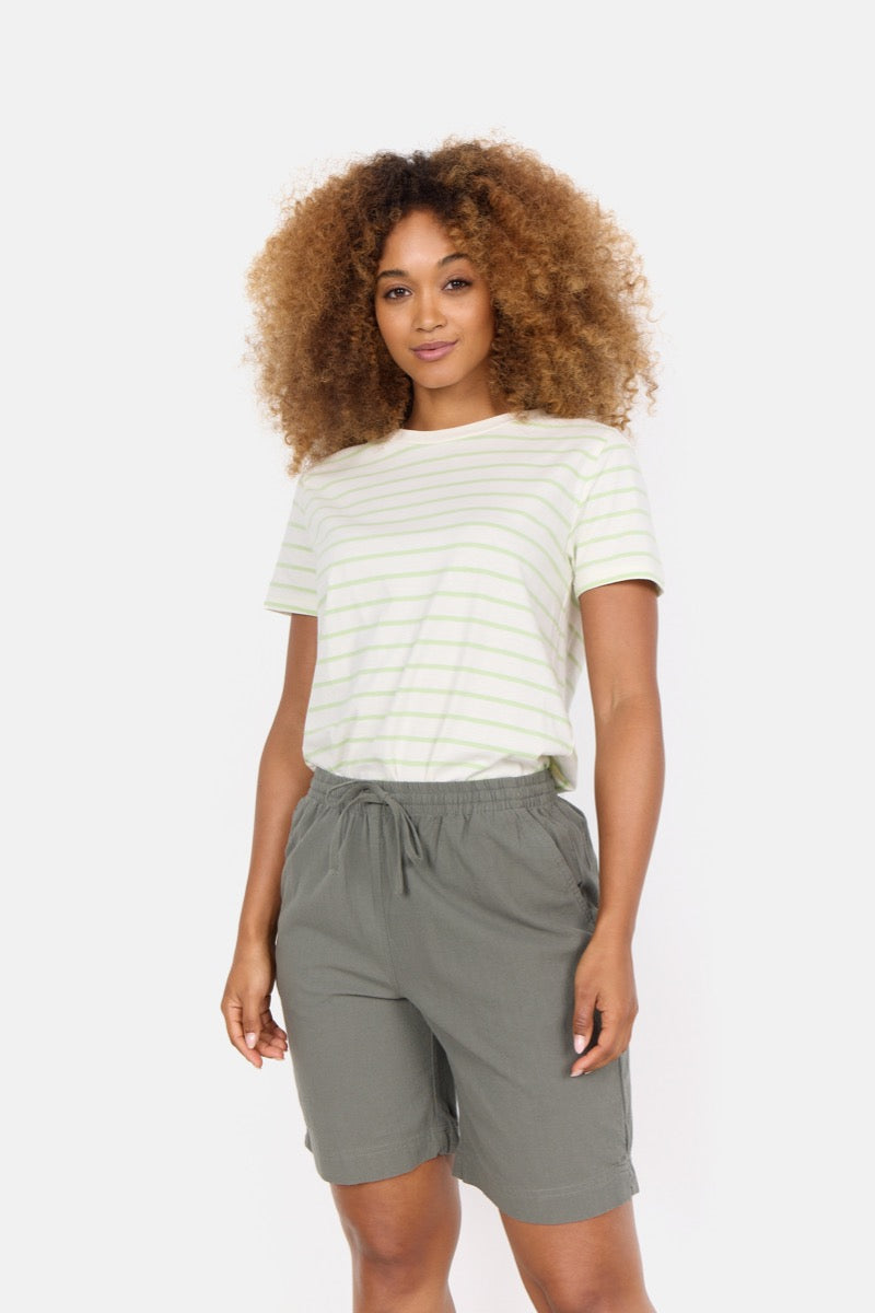 Soyaconcept Cissie 2 Shorts Misty Grøn
