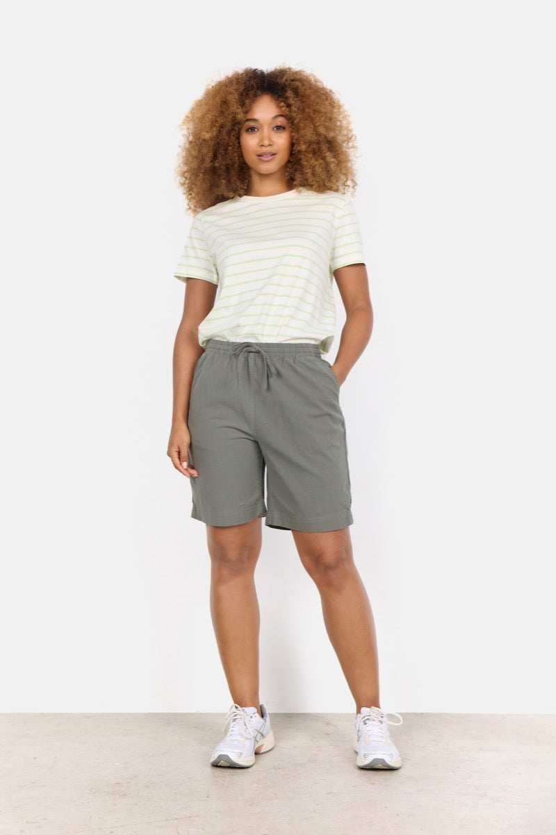 Soyaconcept Cissie 2 Shorts Misty Grøn