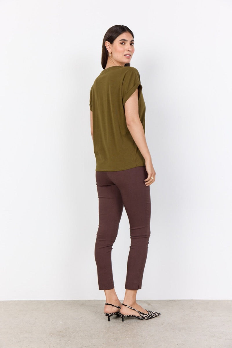 SoyaConcept Rina 8 T-shirt Oliven Grøn