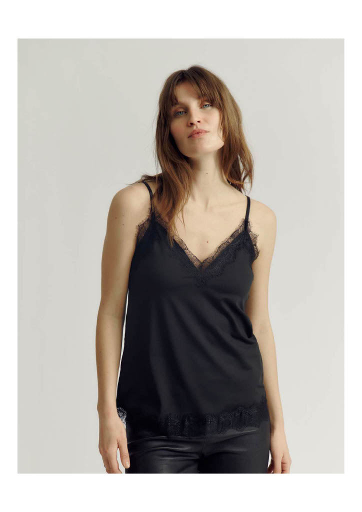 Rosemunde Bridget Lace Top Strap Sort