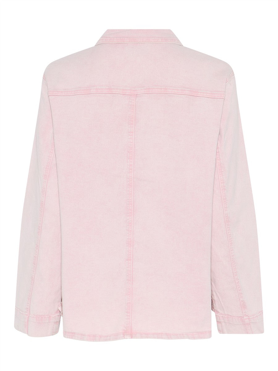 Cero Blazer Jakke Oversize Denim Rosa