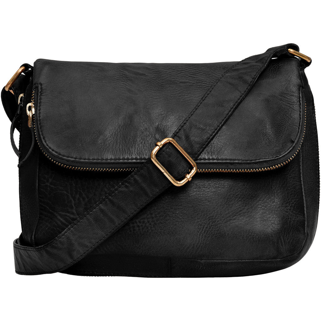 BTF CPH Crossbody Taske Clutch w Zipper Sort Light Guld