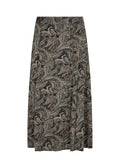 Soyaconcept Harmoni 4 Nederdel Paisley Brun
