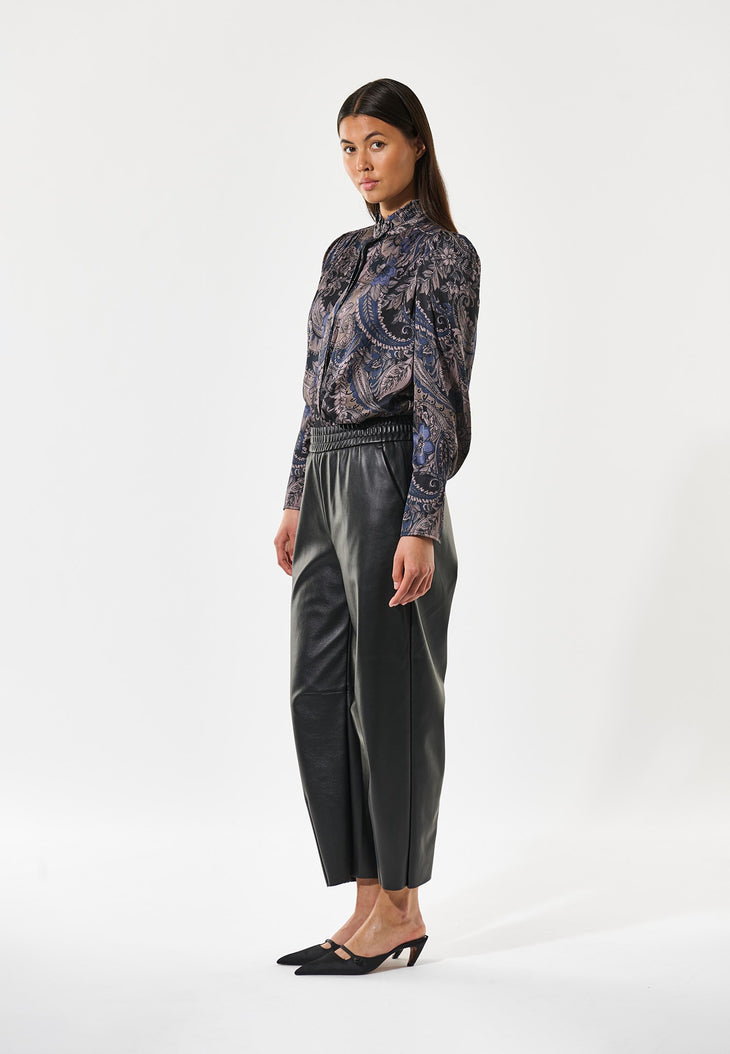 Dea Kudibal ROBERTA Skjorte Bluse w Ruffle Details Sayo Millennium Blå