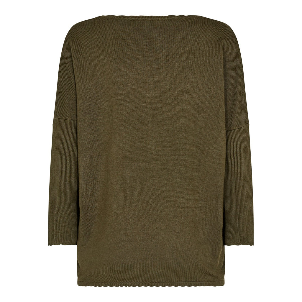 Freequent Jone Pullover Oliven Grøn