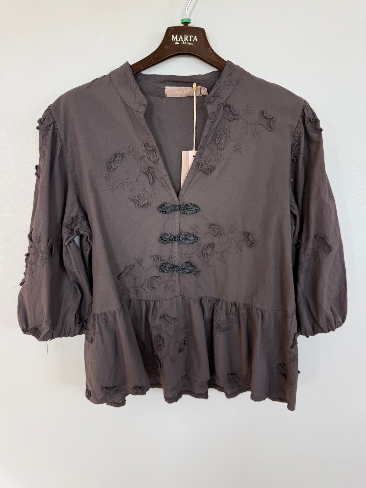 Marta Du Chateau Safiya Bluse Kastanje Brun