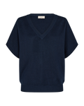 Freequent Ani Pullover Navy Blå