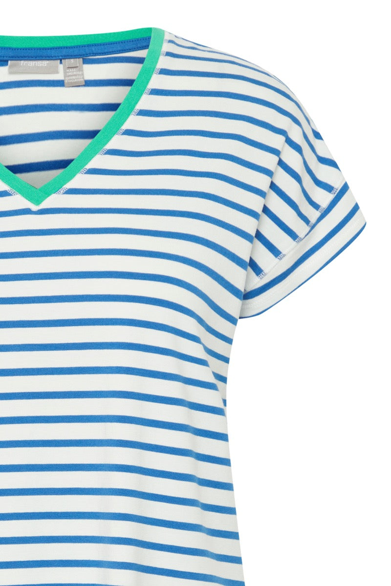 Fransa Feporsi 1 T-shirt Beaucoup Blå