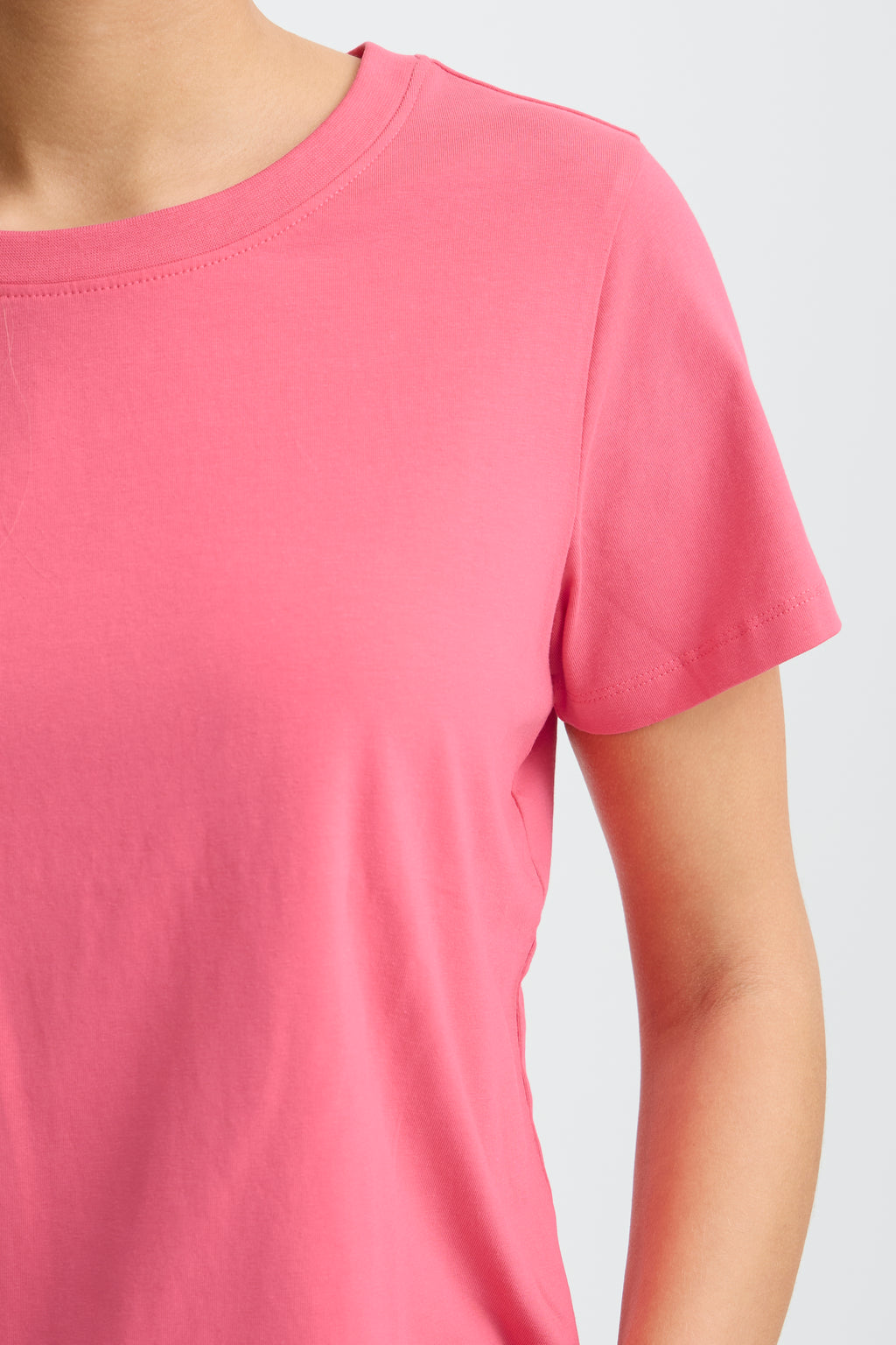 Fransa Zashoulder T-Shirt 1 Honeysuckle Pink