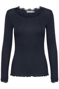 Fransa Hizamond 2 T Shirt Dark Peacoat Blå