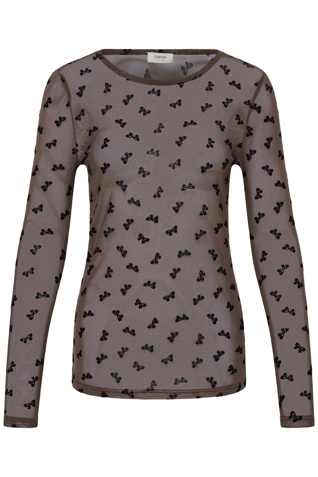 Fransa Deta T-shirt 1 Bows Brun