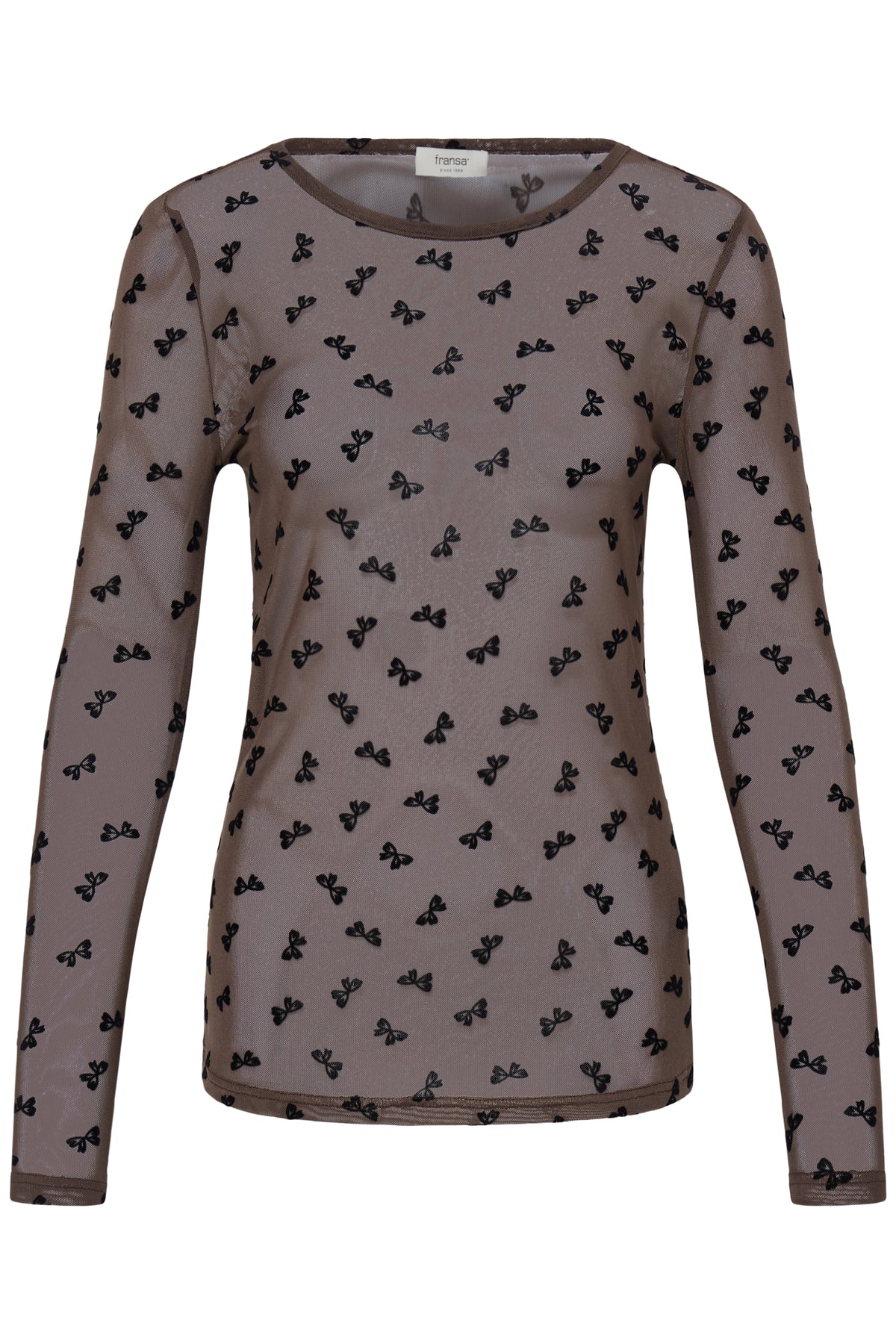 Fransa Deta T-shirt 1 Bows Brun
