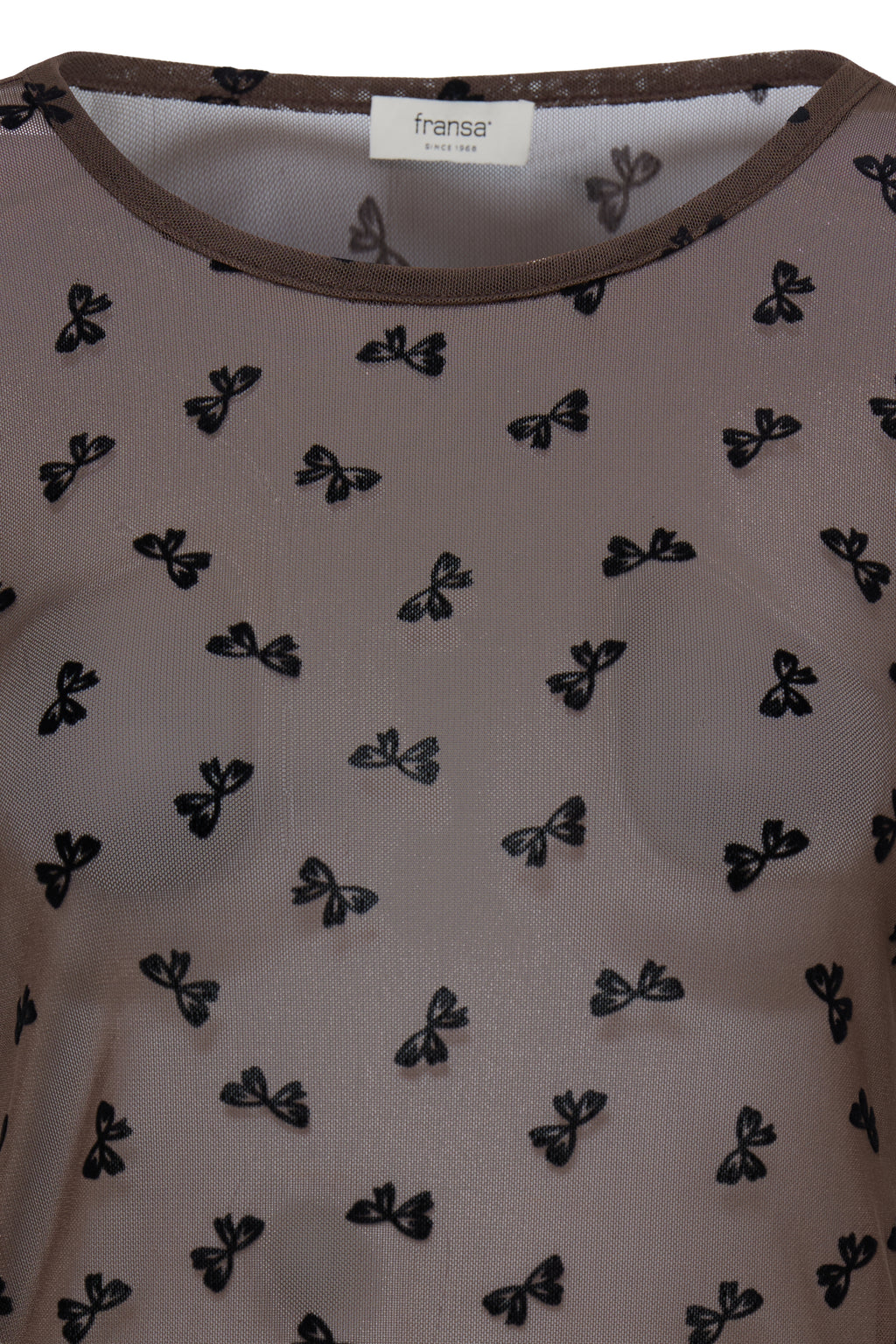 Fransa Deta T-shirt 1 Bows Brun