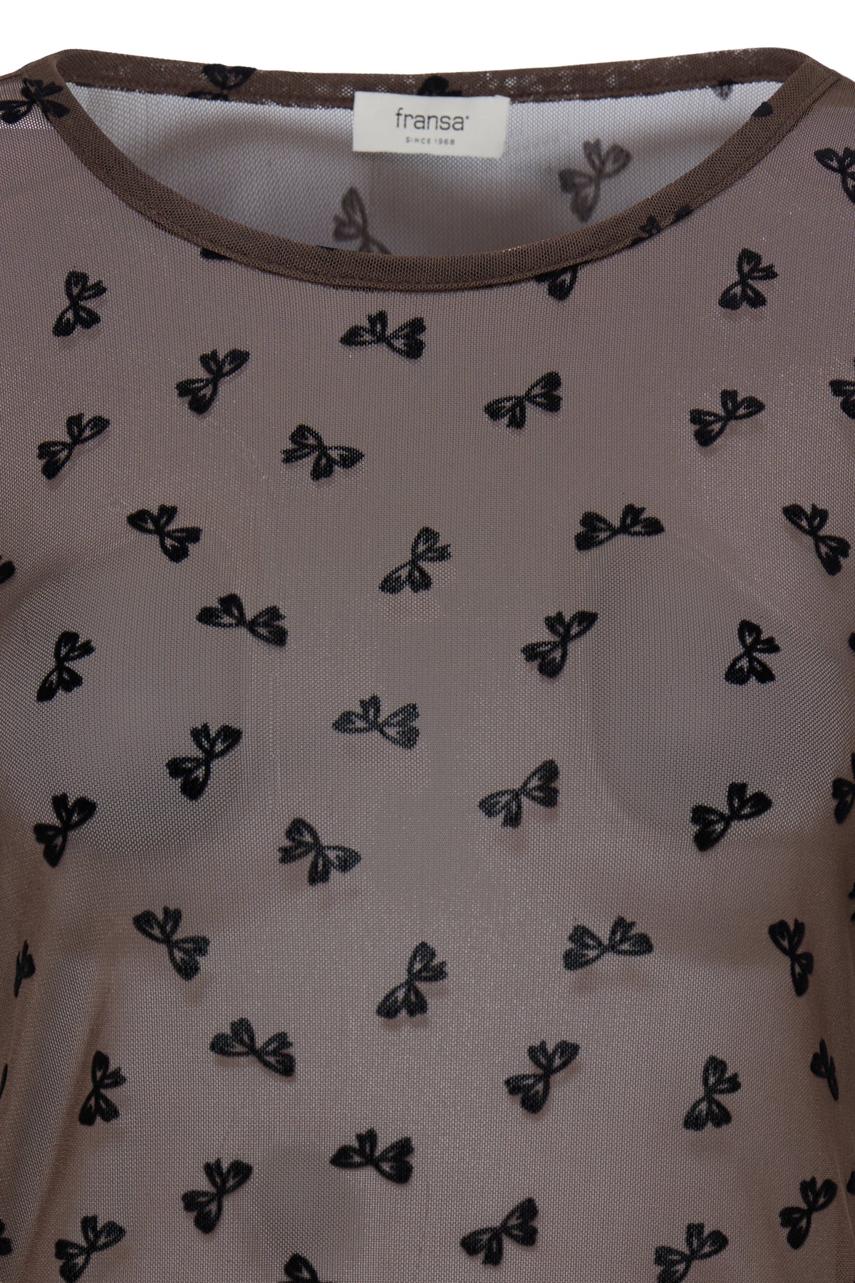 Fransa Deta T-shirt 1 Bows Brun