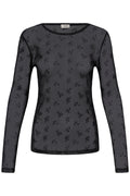 Fransa Deta T-shirt 1 Florals Sort