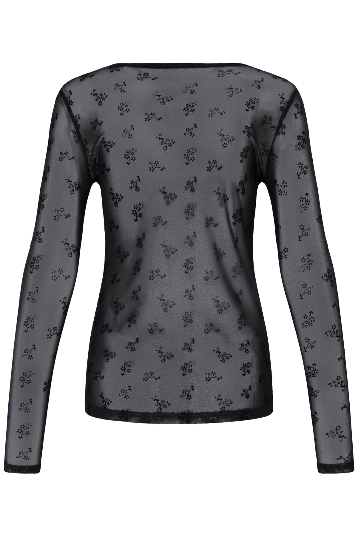 Fransa Deta T-shirt 1 Florals Sort