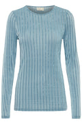 Fransa Mesh T-shirt 3 Bluestone Blå