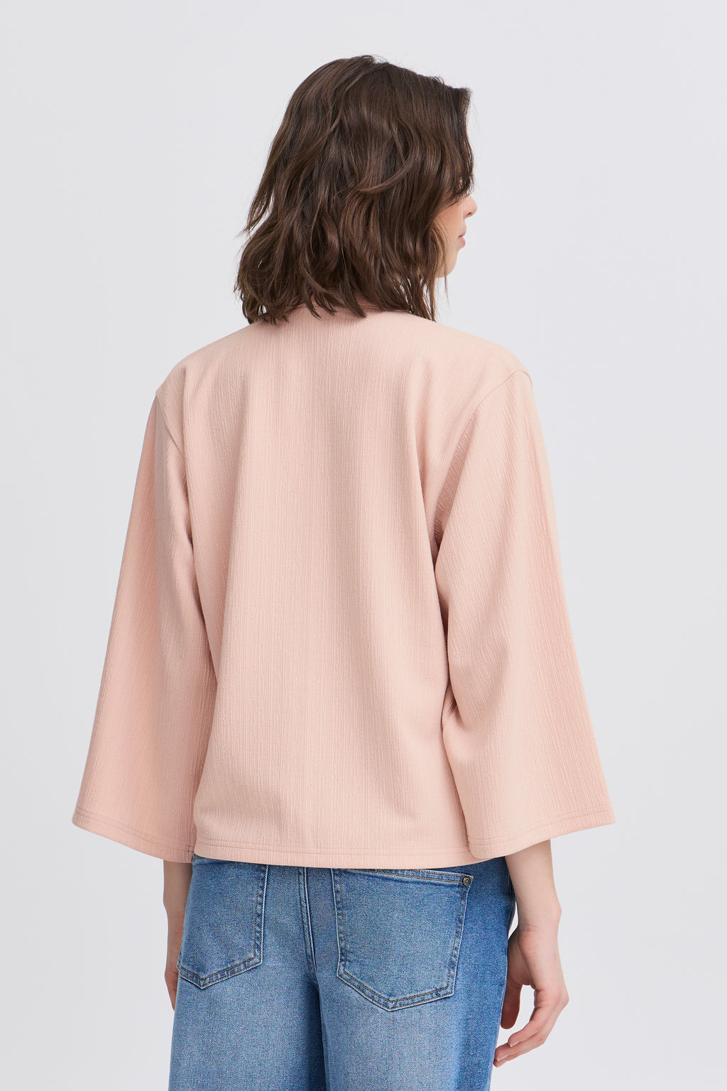 Fransa Carla Cardigan 2 Rosa Smoke