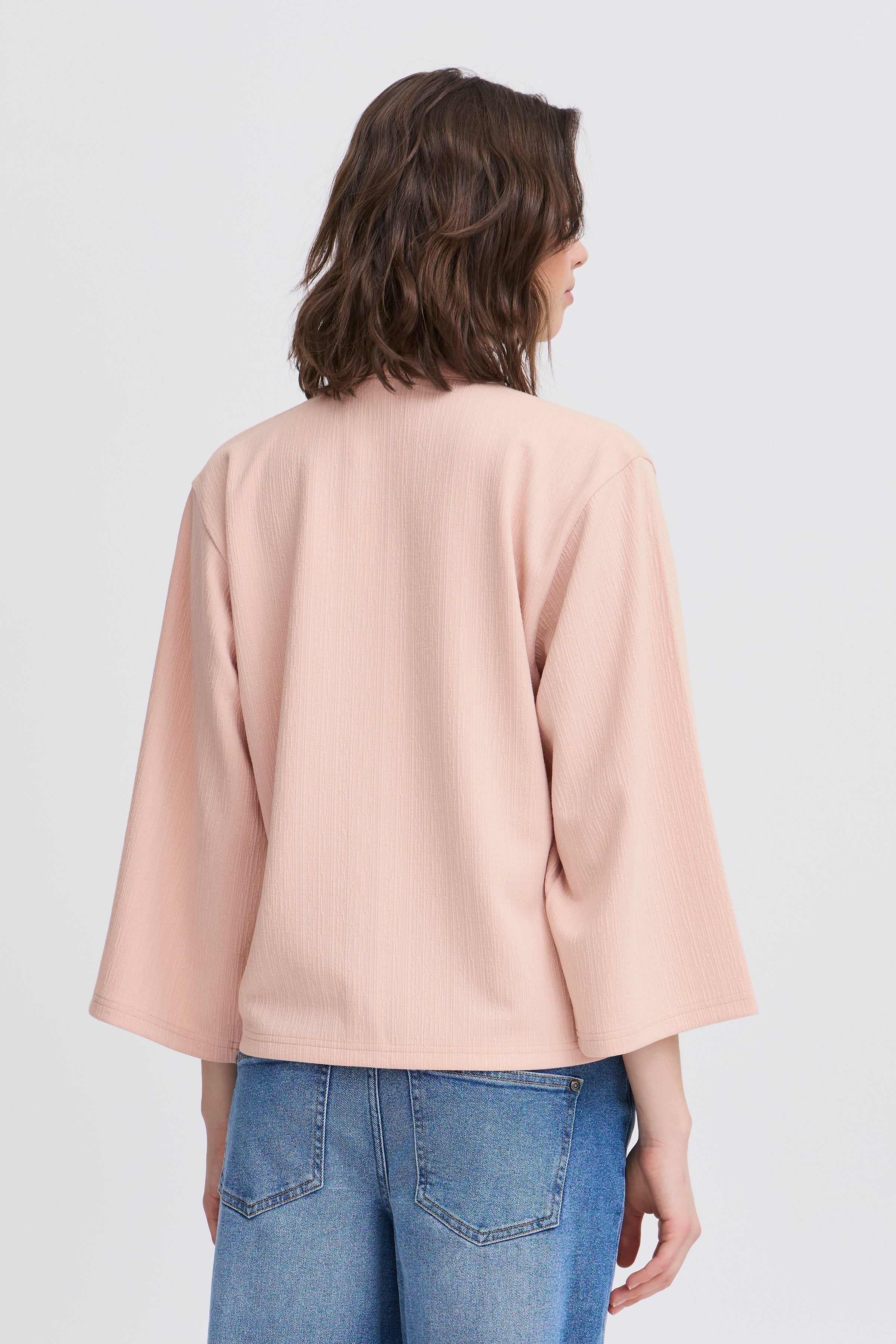 Fransa Carla Cardigan 2 Rosa Smoke